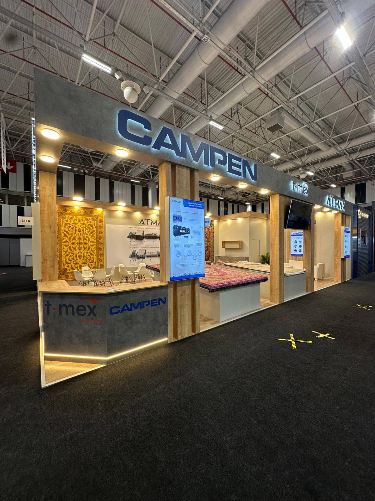 Atmax · TMEX · Campen — ICFE Istanbul Carpet & Flooring Expo 2025